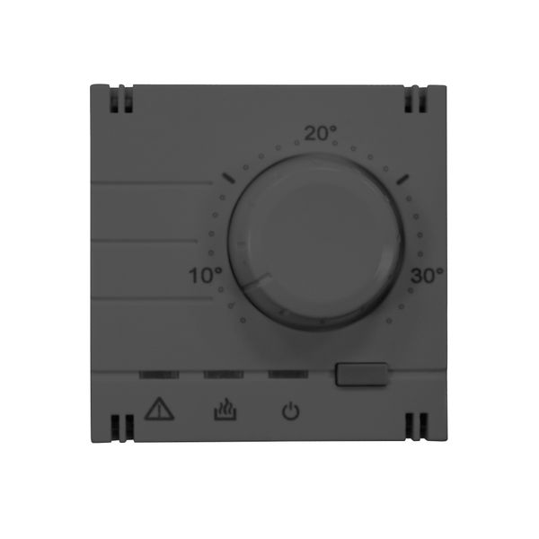 Analog room thermsotat - top part, heating, anthracite image 1