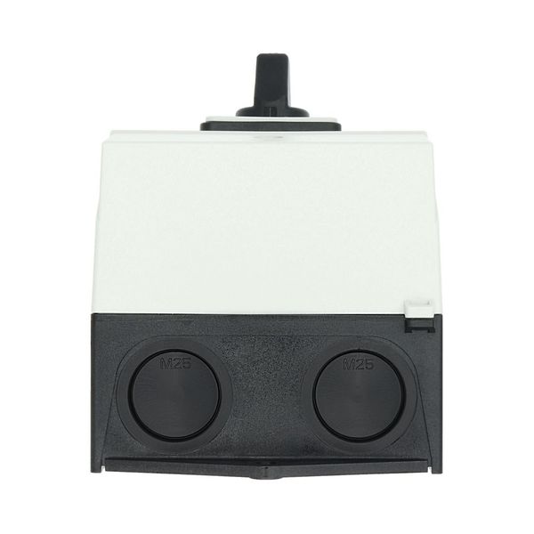 T3-3-8401/I2 Reversing switches, T3, 32 A, surface mounting, 3 contact unit(s), Contacts: 5, 60 °, maintained, With 0 (Off) position, 1-0-2, Design number 8401 image 52