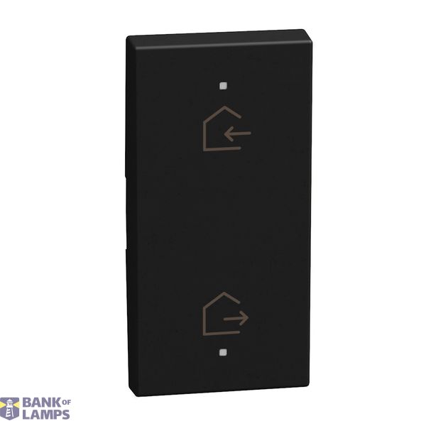 LIGHT NOW KEY COVER HOME-AWAY 1 MODULE DARK image 1