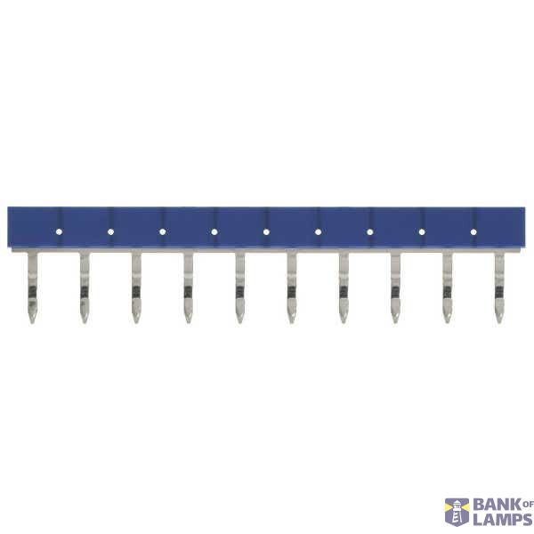Accessory for G2RV-SR/G3RV-SR, Cross bar, 10 poles, Blue color PYDN0029B image 1