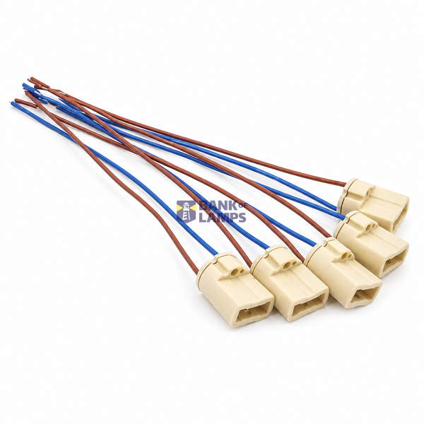 Lamp Holder G9 Ceramic, wire length 210mm image 1