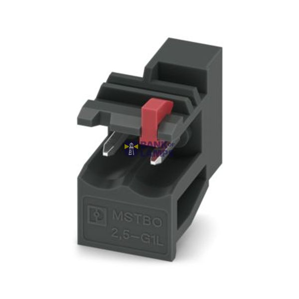 MSTBO 2,5/ 2-G1L BK CR:2 - PCB header image 1