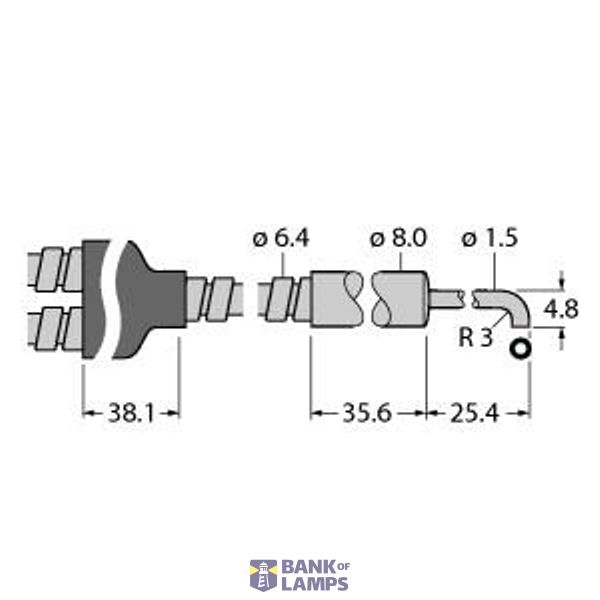 Glass Fiber Bifurcated Fiber   BAM.752S image 1
