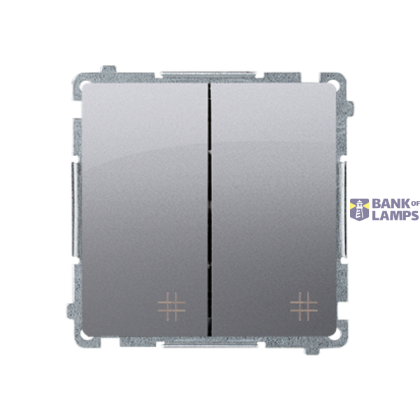 Double intermediate switch, (module), 10AX, quick connection image 1