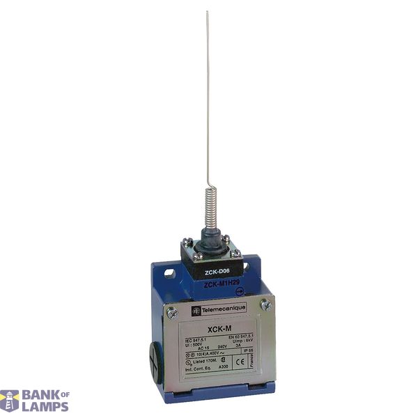 LIMIT SWITCH METAL 2NC AND NO HEAD 180° PLASTIC ROLLER LEVER ISO M20 ( image 4