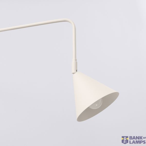 Wall lamp NOX 2 beige with a switch image 3