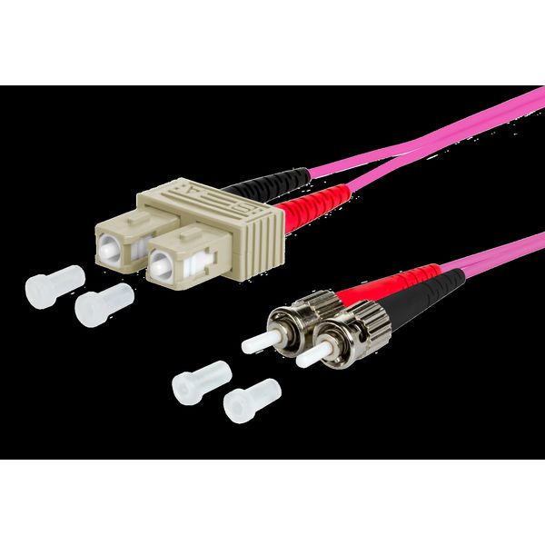 OpDAT patch cord SC-D/2xST OM4, 5.0 m image 1