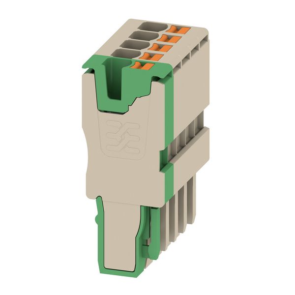 Plug, 2.5 mm², 800 V, 24 A, Number of poles: 5, beige image 1