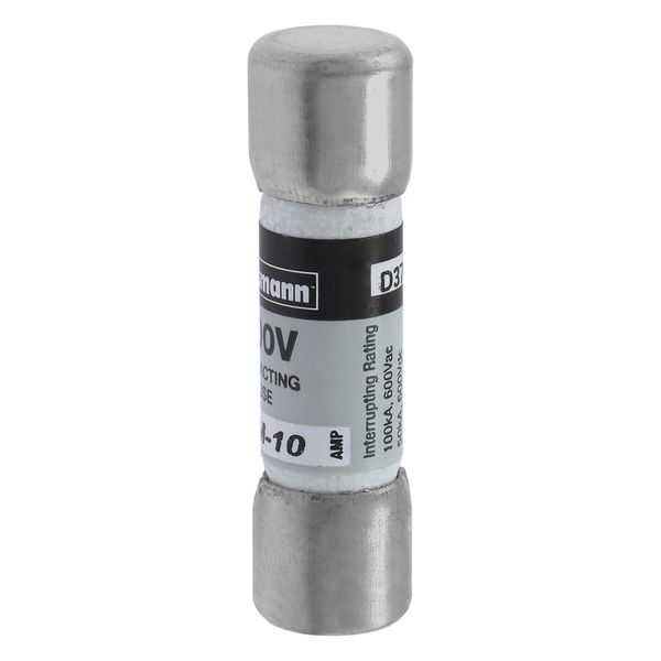 Eaton Bussmann series KLM fuse, 600 Vac, 600 Vdc, 10A, 100 kAIC at 600 Vac, 50 kAIC at 600 Vdc, Non Indicating, Fast acting, Ferrule end X ferrule end, Melamine tube, Nickel-plated bronze endcap image 14