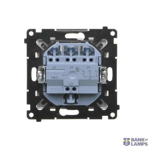 Single socket outlet with earthing, (module), Simon 24, IP20, 16A, champagne matt image 1