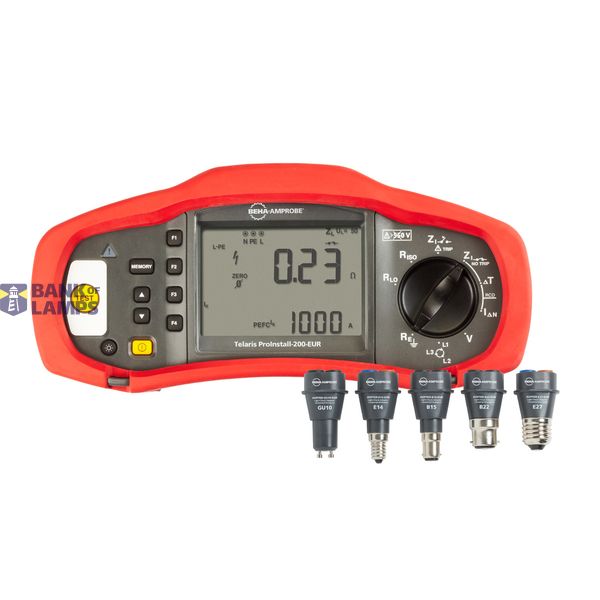 PROINST-200-EUR KIT1 Multifunction tester PROIN-200-EUR + Light-Check Adapter Set ADPTR-KIT1-EUR image 1