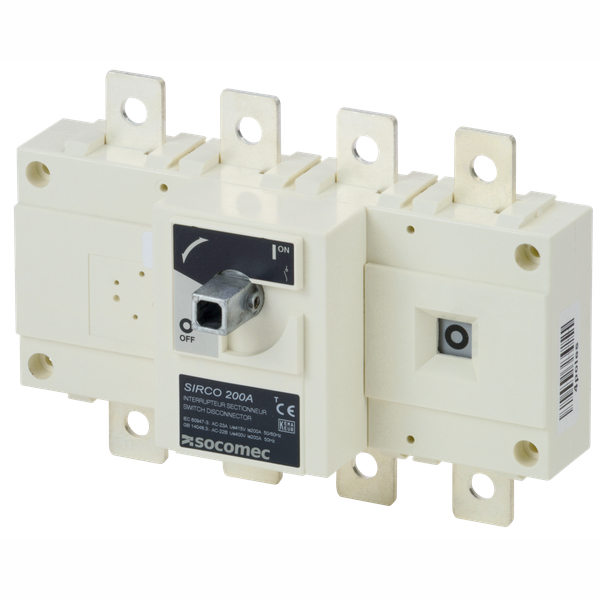 AC Load break switch SIRCO 4P 200A side operation w/o handle image 1