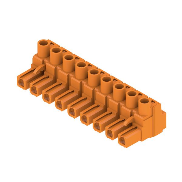 PCB plug-in connector, female plug, 7.62 mm, Number of poles: 9, 180°, Clamping yoke connection, Clamping range, max. : 4 mm², Box image 4
