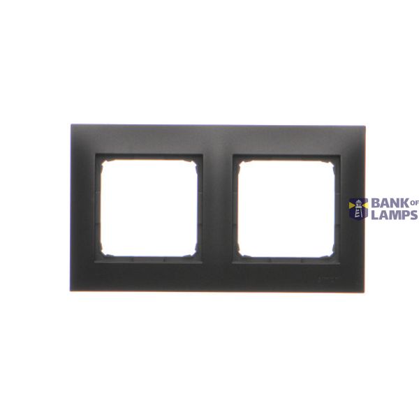 Double frame, black matt image 1