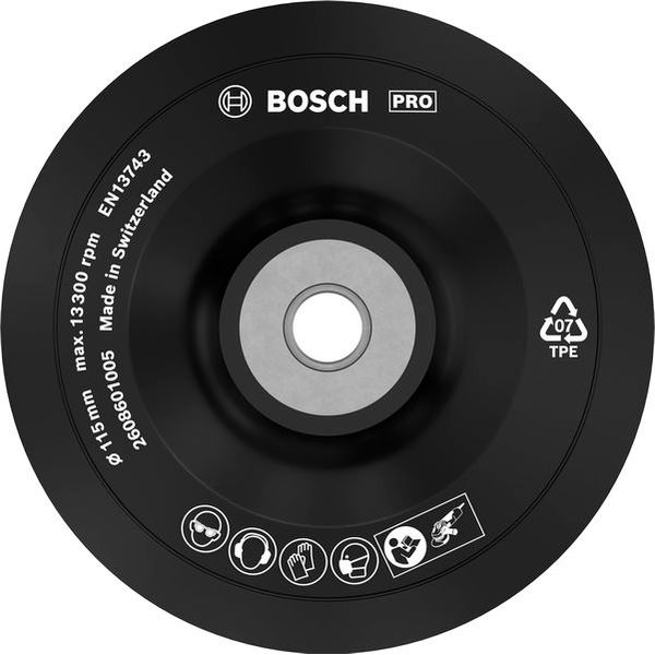 PRO Backing Pad for Small Angle Grinders, M14, Soft image 1