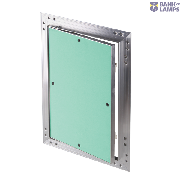 Aluminum accesss hatch - frame of aluminum filled with waterproof plasterboard of 12,5mm thickness image 1