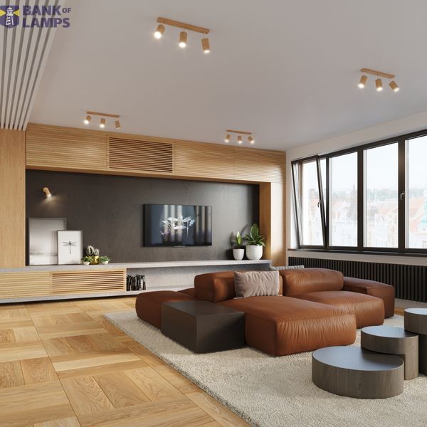 CEILING LAMP BERG 6 NATURAL WOOD GU10 6X40W IP20 image 7