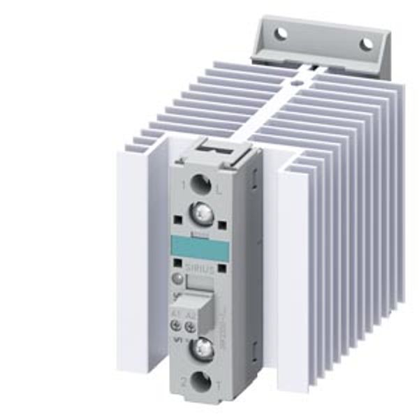 Solid-state contactor 3RF2, 1-ph. AC51 50A/AC 15 25A 48-460V/4-30V DC image 2