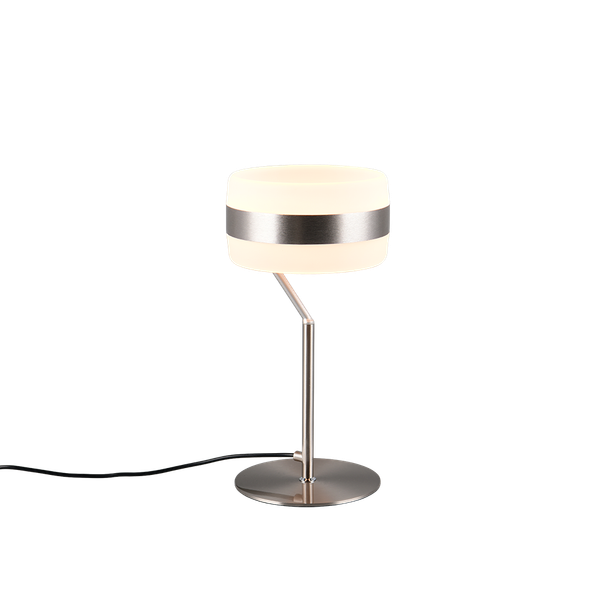 Dios LED table lamp brushed steel image 1