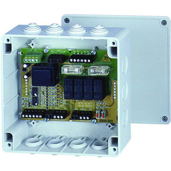 SOMFY 1822041 engine control unit CD 2 x 1 P8, circuit board in IP 54 housing image 1