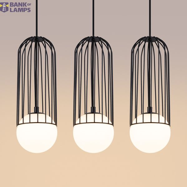 Pendant lamp BRINA 3L black image 3