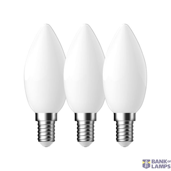 Light Bulb White E14 | 3-pack | C35 | 2700 Kelvin | 470 Lumen image 1