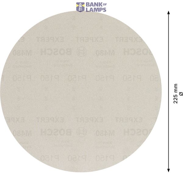 EXPERT M480 Sanding Net for Drywall Sanders 225 mm, G 150, 25-pc image 2