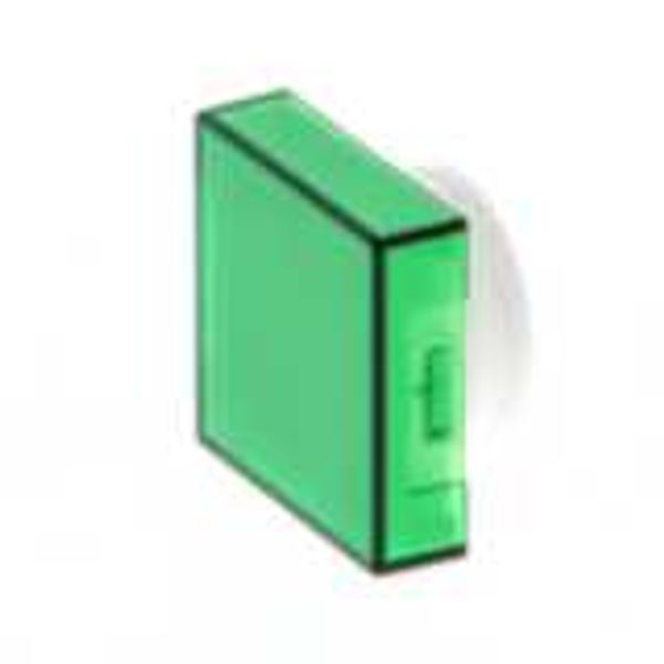 Pushbutton, illuminated, square, IP40, green A16 2026B image 4