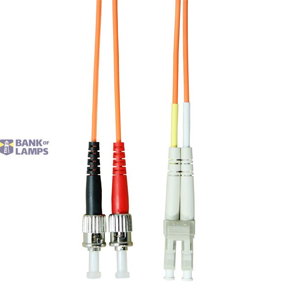 FO Patchcord Duplex LC/ST,62,5/125æm OM1, LS0H, orange, 1m image 1