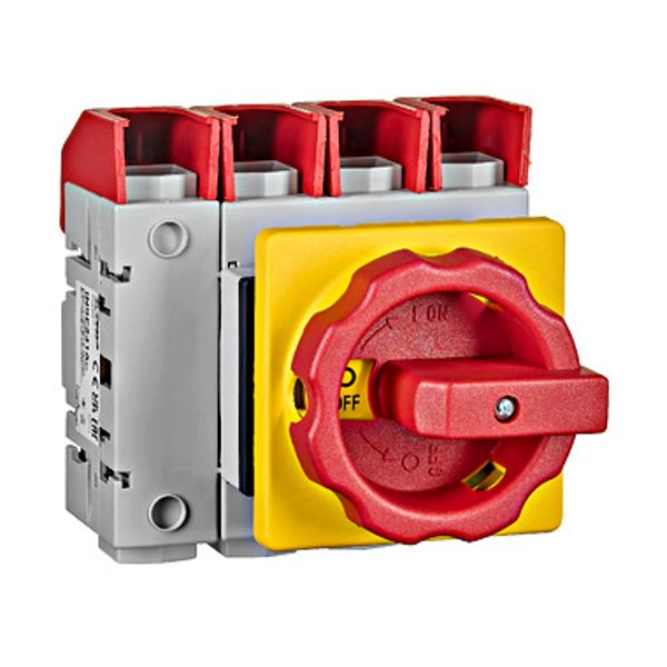 Emergency-Stop Main Switch 4-pole 4 hole mounting 100A image 1