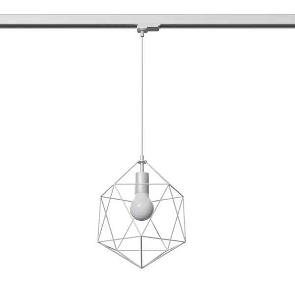 HANGING LAMP 3 PHASE GASPARE WHITE E27 3000K 7.5W 620LM image 1