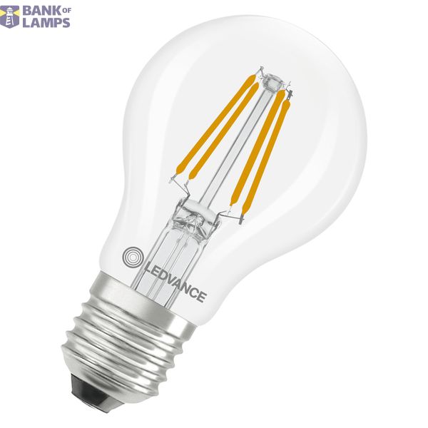 LED CLA40 3.4W 865 FILCL E27 V LEDV image 1