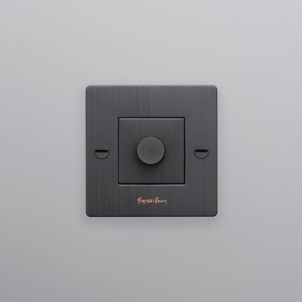 EU 1G DIMMER / 100W LED / 2 WAY / CROSS / SMOKED BRONZE image 2