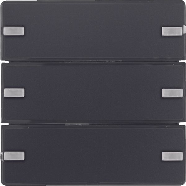 Push-button 3gang, + RGB LED, internal temp. sensor, KNX - Q.1/Q.3, an image 1