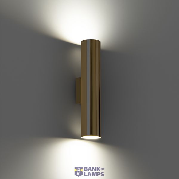 WALL LAMP LAGOS 2 GOLDEN GLOSS GU10 2X10W IP20 image 3