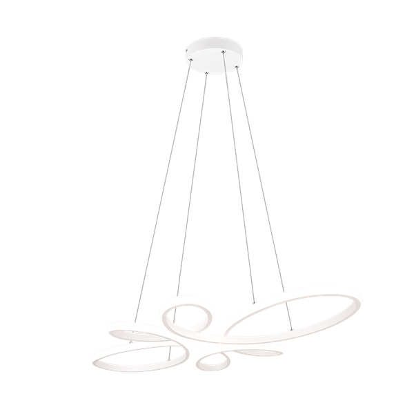 Fly LED pendant matt white 4000K image 1