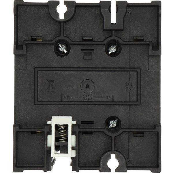 P3-100/V/SVB-SW Main switch, P3, 100 A, rear mounting, 3 pole, STOP function, With black rotary handle and locking ring, Lockable in the 0 (Off) position image 30