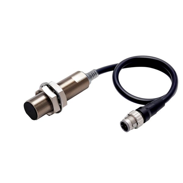 Proximity sensor, inductive, nickel-brass, long body, M18, shielded, 1 E2EN1622R image 1