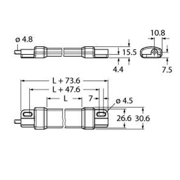 LED Linear Light In the Plastic Housing   WLS15XWW0640DSC2 image 2