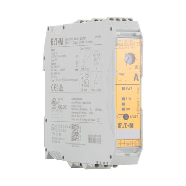 EMS2-DOS-Z-9-24VDC DOL starter, 24 V DC, 1,5 - 7 (AC-53a), 9 (AC-51) A, Screw terminals, Controlled stop, PTB 19 ATEX 3000 image 16