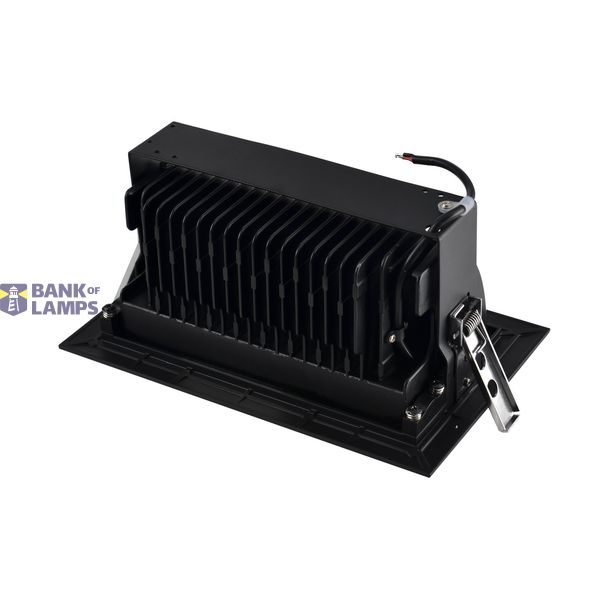 ALAMEA LED Recessed ceiling luminaire, black, 3000K, 45W image 4