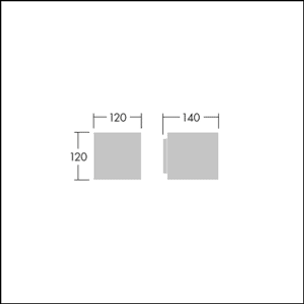 AXYL GILD S 2W 1L 830 WWB HF ANT - LED wall mounted luminaire image 2