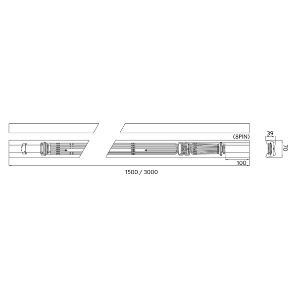 LEDTrunking Trunk 8 L30 End Part image 3