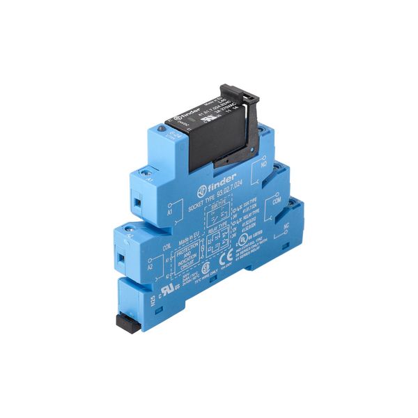 Rel. interface SSR screw 14mm.In.24VDC 1NO Out.3A/240VAC (38.31.7.024.8240) image 5