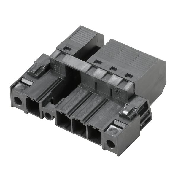 PCB plug-in connector, male plug, 7.62 mm, Number of poles: 4, 180°, PUSH IN with actuator, Tension-clamp connection, Box image 2