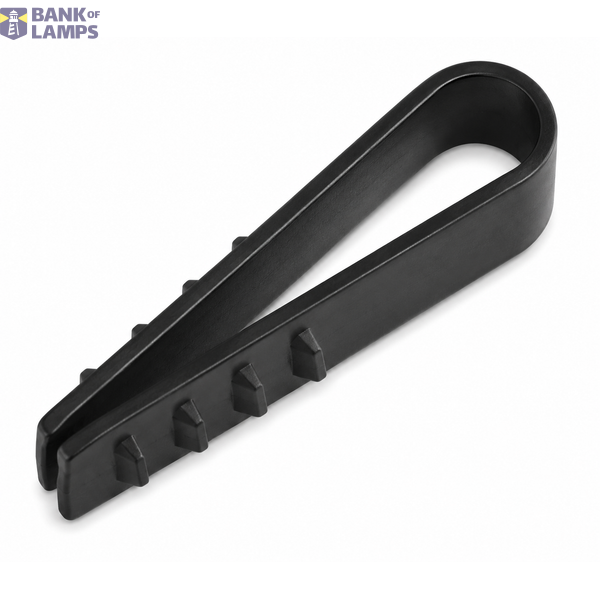 Dowel-clamp round D12 Black (100 pcs.) image 1