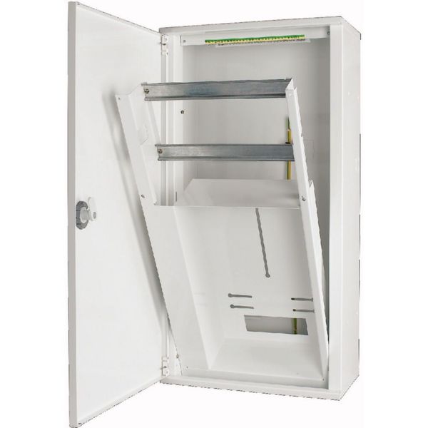 BCZ-A-TWS-2/26 Plastic door, white, +lock, for 2-row distribution board image 5