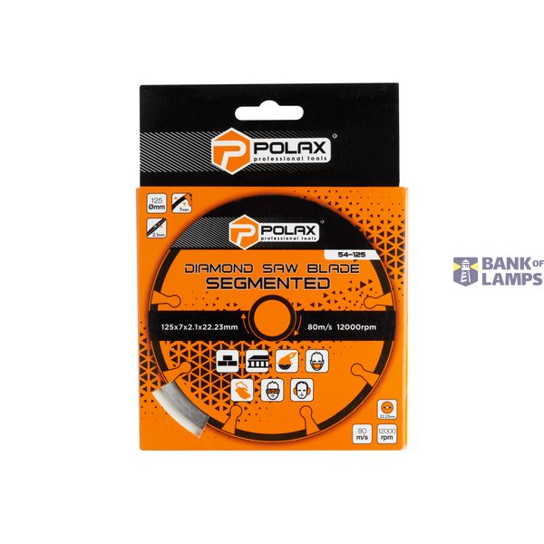 Diamond Segmented Saw Blade 125x7x2.1x22.23 image 3