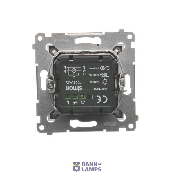 Digital thermostat, Silver matt, metalic image 1