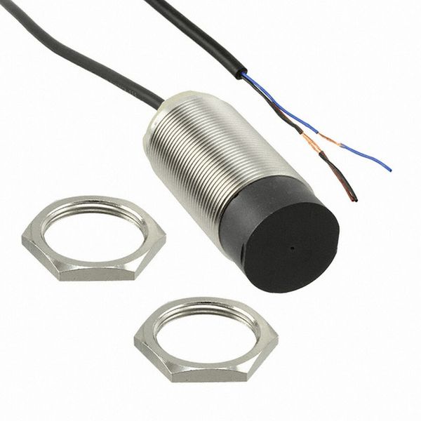 Proximity sensor, inductive, nickel-brass, short body, M30, unshielded E2B 2212H image 2